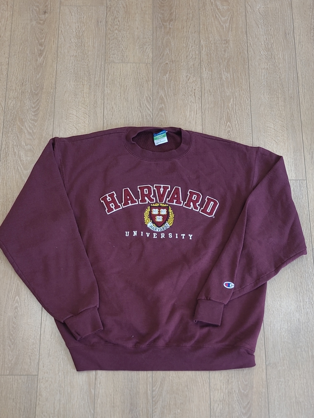 Y2K Champion Maroon Harvard University Sweatshirt